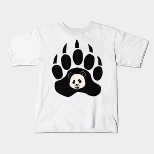 Panda Paw Design Kids T-Shirt